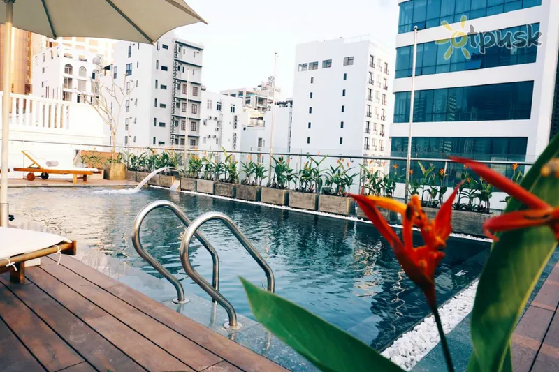 Фото отеля Grand Sea View Hotel 3* Danangas Vietnamas išorė ir baseinai