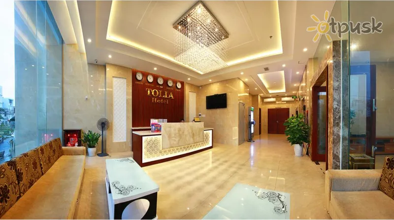 Фото отеля Tolia Hotel 3* Дананг Вьетнам лобби и интерьер