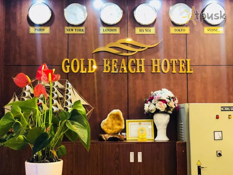 Фото отеля Gold Beach Hotel Phu Quoc 3* о. Фукуок В'єтнам лобі та інтер'єр