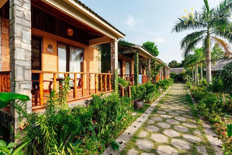 Фото отеля Cottage Village 3* apie. Phu Quoc Vietnamas išorė ir baseinai