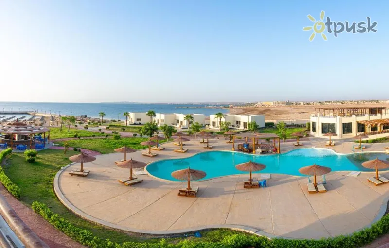 Фото отеля New Eagles Aqua Park Resort 4* Hurgada Egiptas išorė ir baseinai