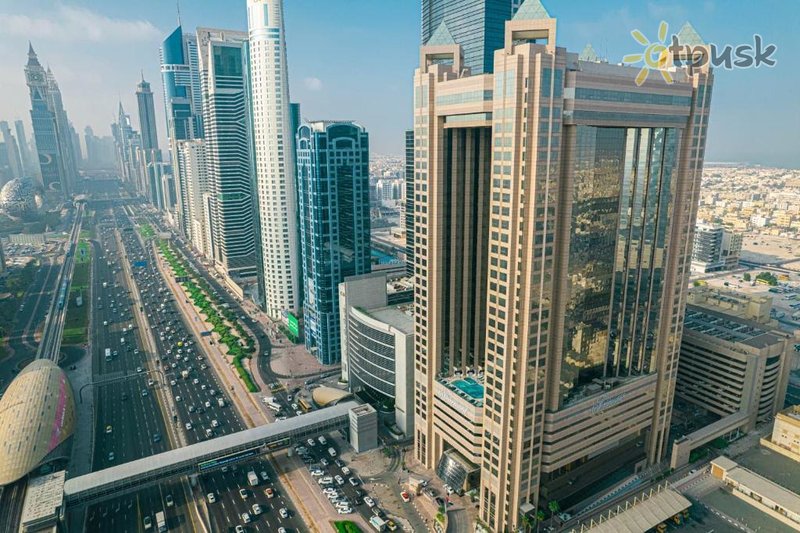 Фото отеля Fairmont Dubai 5* Дубай ОАЭ экстерьер и бассейны