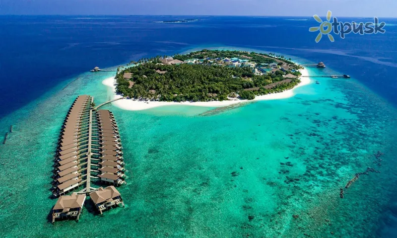Фото отеля Reethi Faru Resort 5* Raa atolas Maldyvai išorė ir baseinai