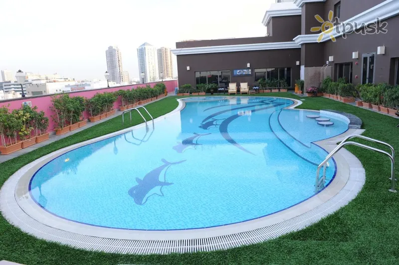 Фото отеля Ascot Hotel 4* Dubajus JAE išorė ir baseinai
