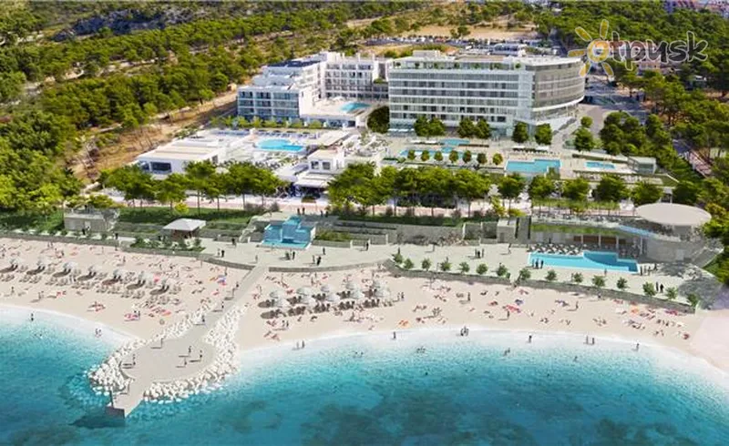 Фото отеля Aminess Khalani Beach Hotel 5* Makarska Horvātija ārpuse un baseini