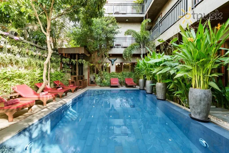 Фото отеля Won Residence & Spa 4* Siem Rypas Kambodža išorė ir baseinai