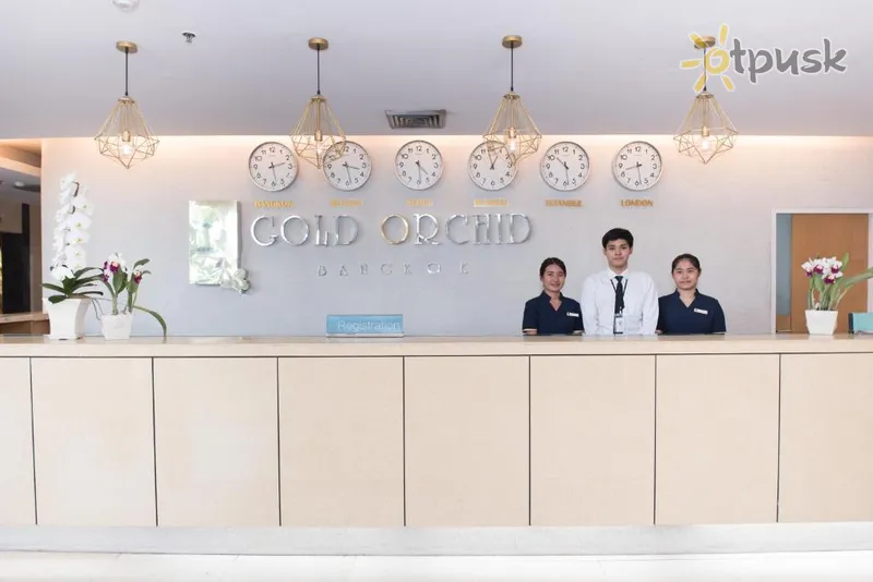 Фото отеля Gold Orchid Bangkok 4* Bangkoka Taizeme vestibils un interjers