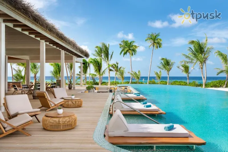 Фото отеля Hilton Maldives Amingiri Resort & Spa 5* Šiaurės Malės atolas Maldyvai išorė ir baseinai