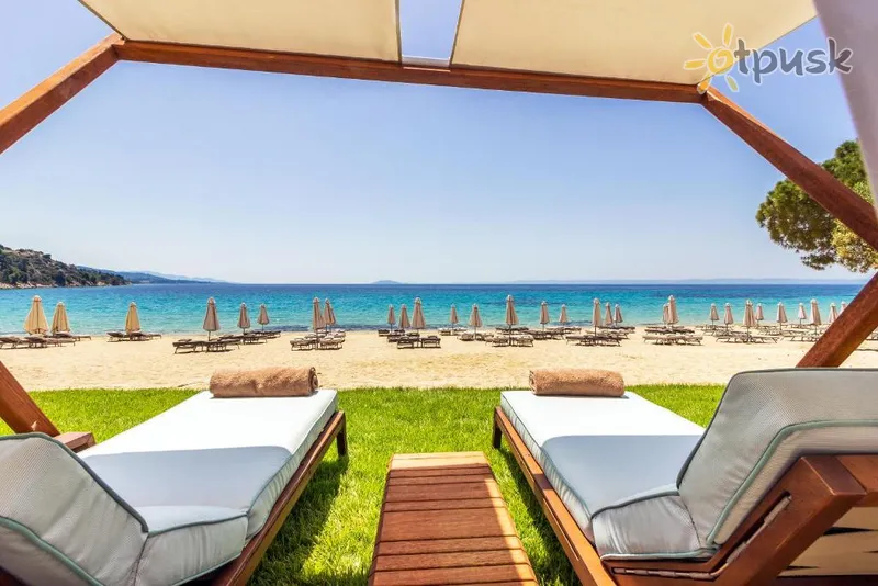 Фото отеля Ammoa Luxury Hotel & Sра Resort 5* Halkidiki — Sitonija Grieķija ārpuse un baseini