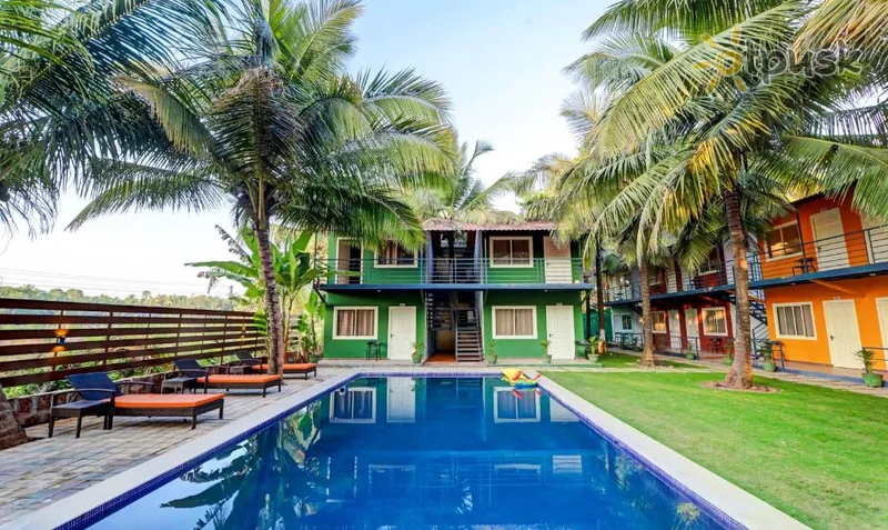 Фото отеля Morjim Banyan Resort 3* Šiaurės Goa Indija išorė ir baseinai