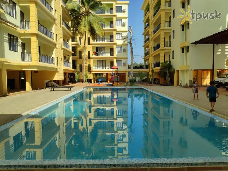 Фото отеля Patnem Palolem Beach Park Apartment 3* Pietų goa Indija išorė ir baseinai