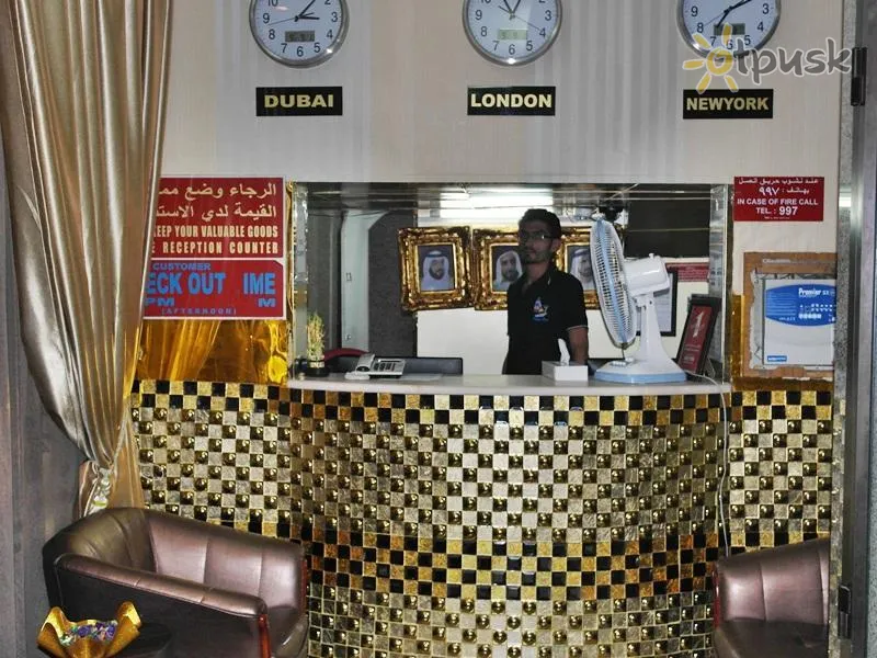 Фото отеля Golden Star Hotel 1* Dubajus JAE fojė ir interjeras