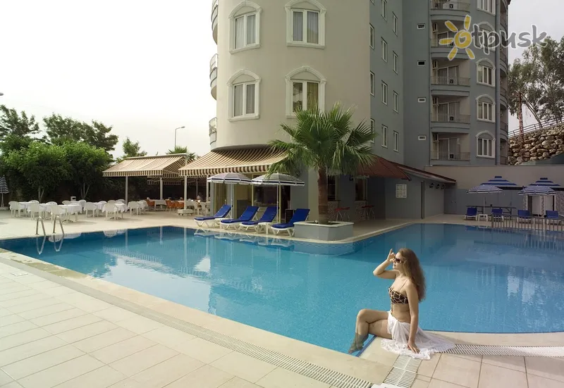 Фото отеля Eva Beach Hotel 4* Alanija Turkija išorė ir baseinai