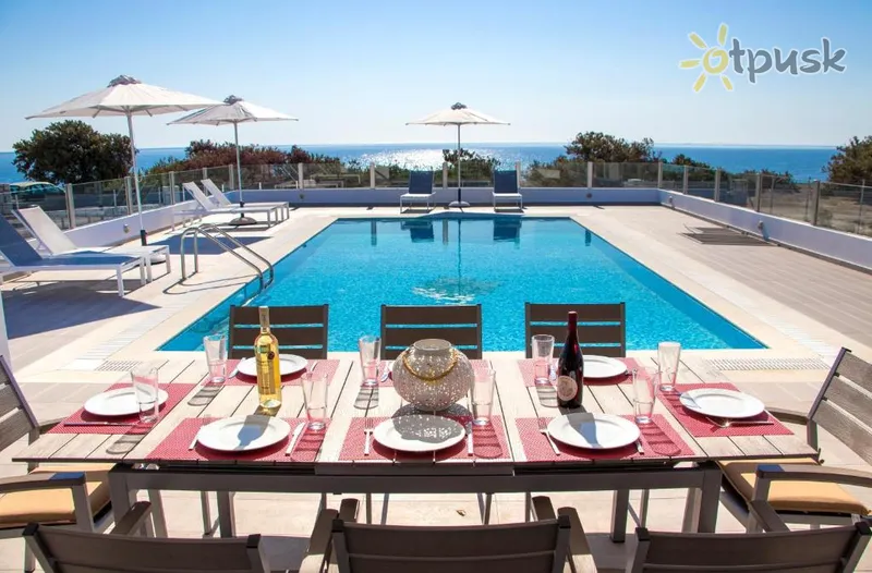 Фото отеля Aegean Horizon Beachfront Villas 4* Rodas Graikija išorė ir baseinai
