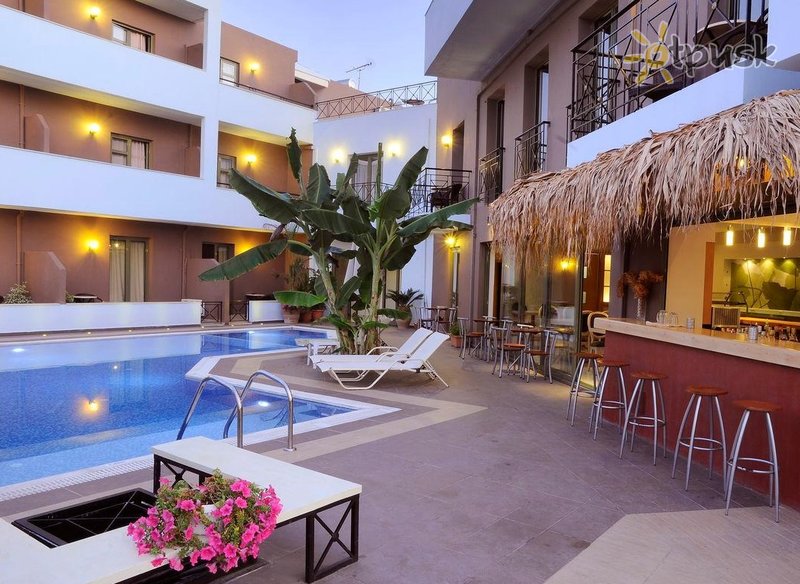 Фото отеля Adele Residence 4* о. Крит – Ретимно Греция экстерьер и бассейны