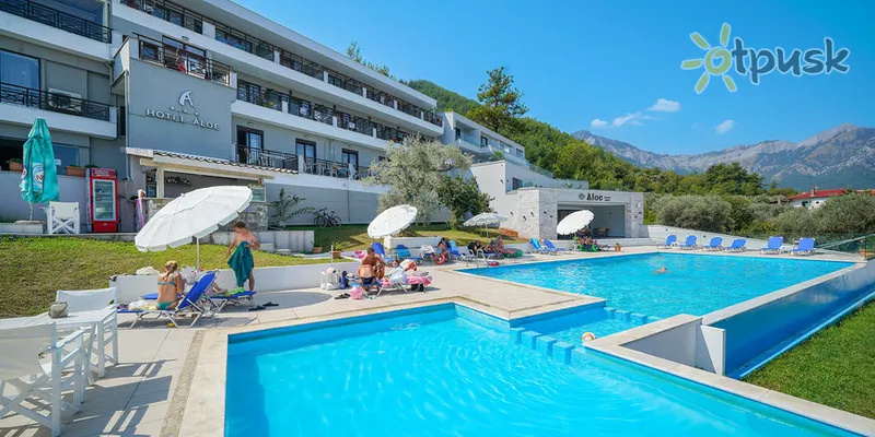 Фото отеля Hotel Aloe 3* о. Тасос Греция экстерьер и бассейны