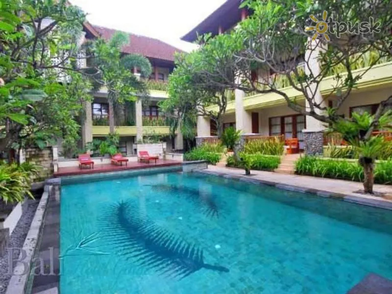 Фото отеля Fourteen Roses Beach Hotel 3* Кута (о. Балі) Індонезія екстер'єр та басейни