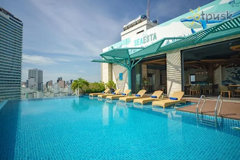 Фото отеля Seaesta Nha Trang Hotel 4* Нячанг Вьетнам экстерьер и бассейны