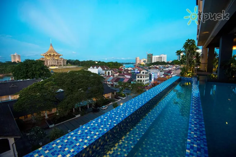 Фото отеля The Waterfront Hotel Kuching 3* Kučingas Malaizija išorė ir baseinai