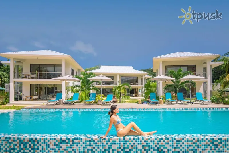Фото отеля Pineapple Beach Villas Apart 4* о. Маэ Сейшельские о-ва экстерьер и бассейны