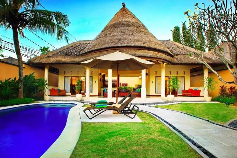 Фото отеля The Mutiara Jimbaran Boutique Villas 4* Джимбаран (о. Балі) Індонезія екстер'єр та басейни