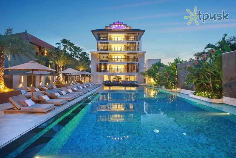 Фото отеля The Bandha Hotel & Suites 5* Kuta (Balis) Indonezija išorė ir baseinai