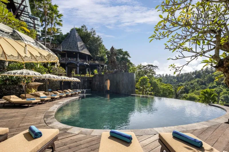 Фото отеля The Kayon Valley Resort 4* Убуд (о. Бали) Индонезия экстерьер и бассейны