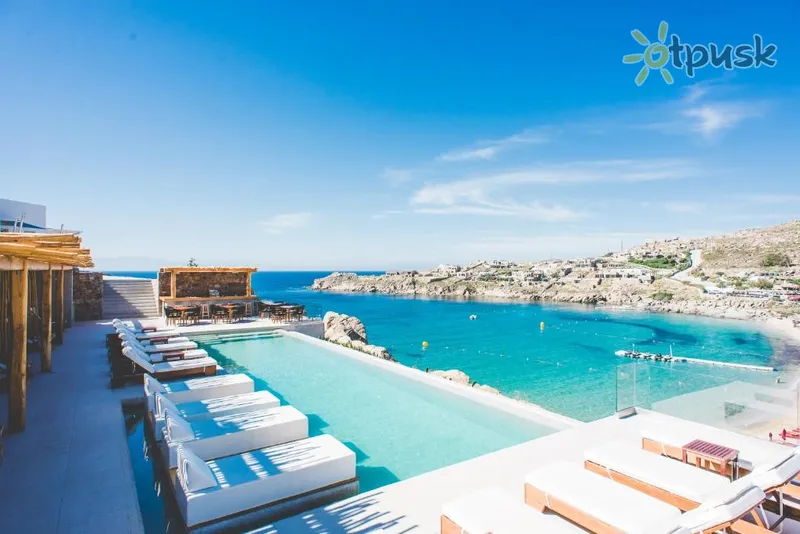 Фото отеля Super Paradise Beach Club 2* о. Міконос Греція екстер'єр та басейни