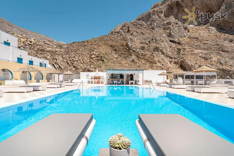 Фото отеля Marianna Hotel Perissa Santorini 3* о. Санторини Греция экстерьер и бассейны