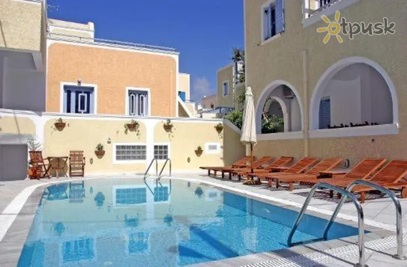 Фото отеля Sellada Apartments 3* о. Санторини Греция экстерьер и бассейны