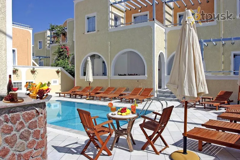 Фото отеля Sellada Apartments 3* о. Санторіні Греція екстер'єр та басейни