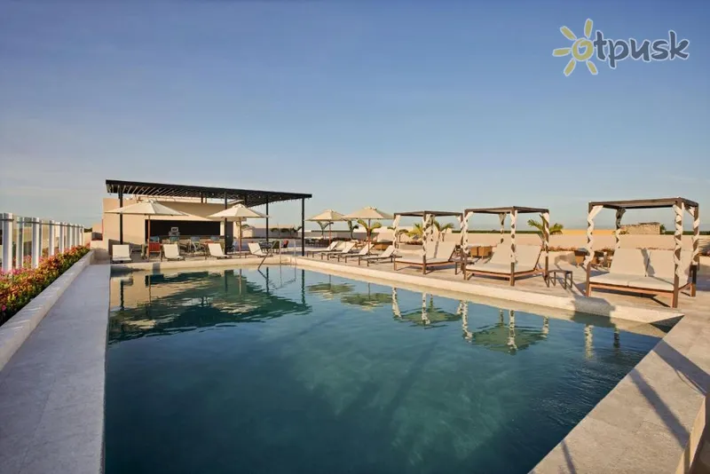 Фото отеля Residence Inn by Marriott Playa del Carmen 4* Плая дель Кармен Мексика экстерьер и бассейны