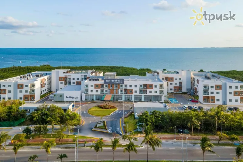 Фото отеля Residence Inn By Marriott Cancun Hotel Zone 4* Kankuna Meksika ārpuse un baseini