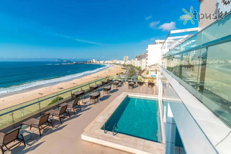 Фото отеля Arena Copacabana Hotel 4* Rio de Žaneiras Brazilija išorė ir baseinai