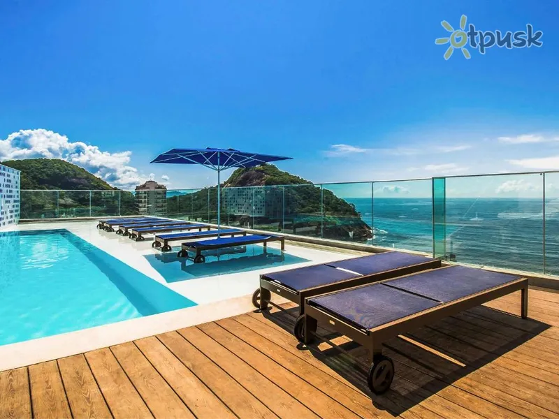 Фото отеля Novotel Rio de Janeiro Leme 4* Riodežaneiro Brazīlija ārpuse un baseini