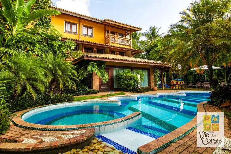 Фото отеля Via Dos Corais Hotel 4* Сальвадор Бразилія екстер'єр та басейни