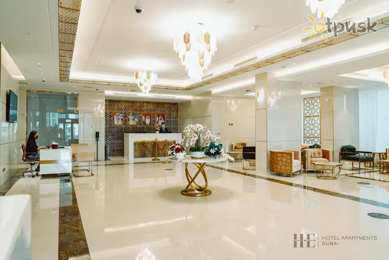 Фото отеля He Hotel Apartments 5* Дубай ОАЭ лобби и интерьер