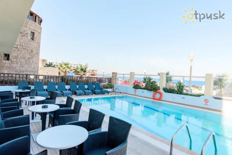 Фото отеля Riviera Hotel 4* о. Родос Греция экстерьер и бассейны