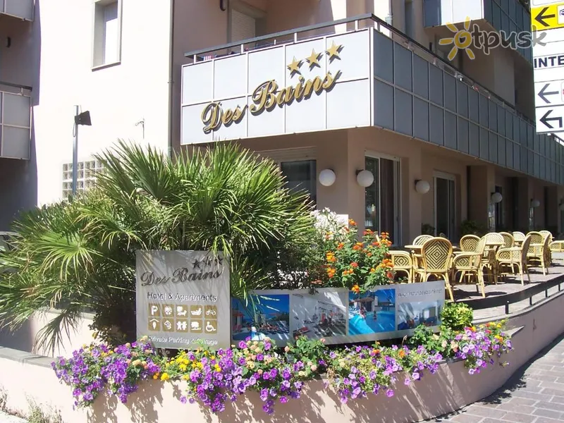 Фото отеля Des Bains Hotel 3* Ріміні Італія 