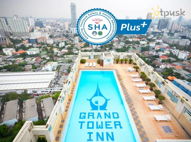 Фото отеля Grand Tower Inn Rama VI 3* Бангкок Таиланд экстерьер и бассейны
