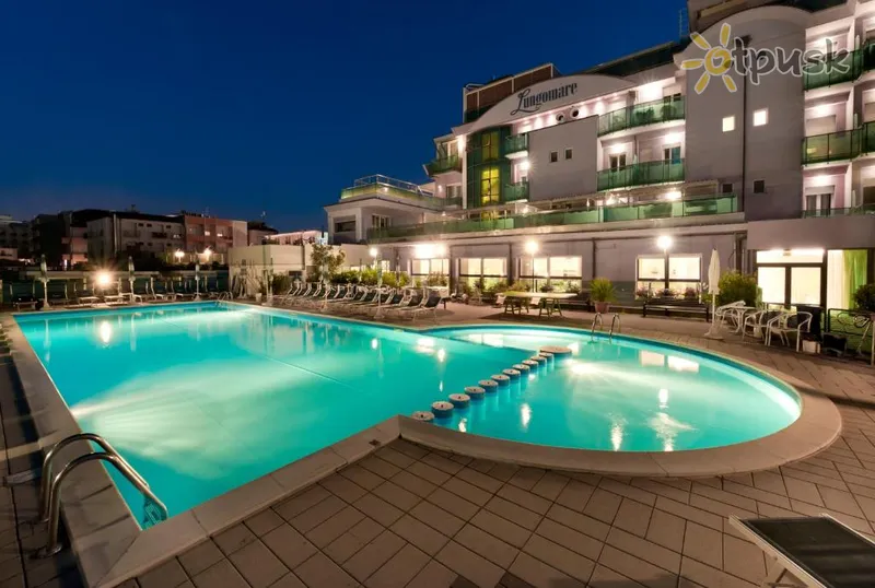 Фото отеля Lungomare Hotel Cesenatico 4* Riminis Italija išorė ir baseinai