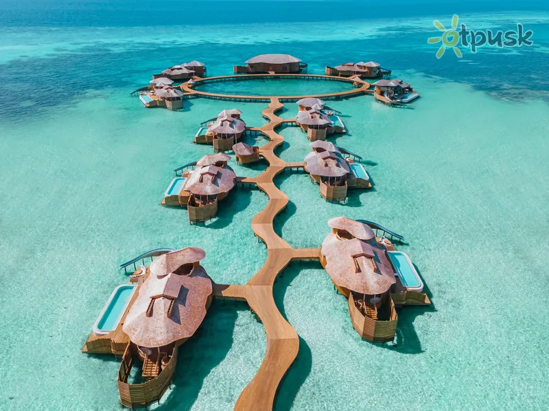 Фото отеля Soneva Secret DeLuxe 5* Haa Alifu atolas Maldyvai išorė ir baseinai
