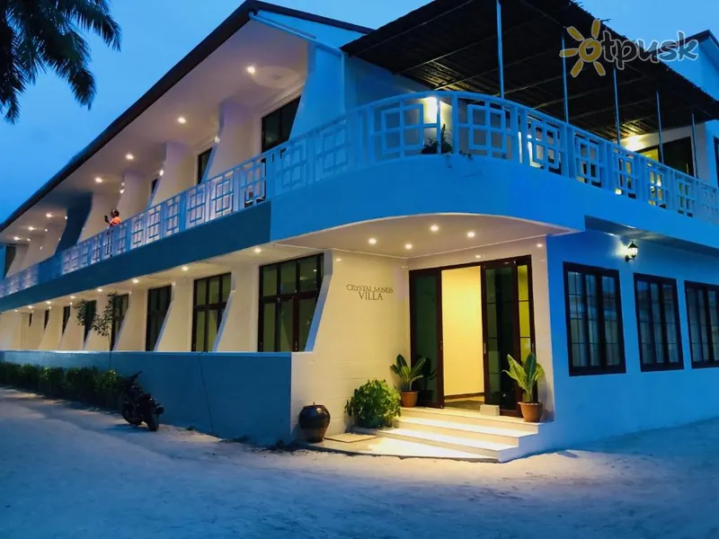 Фото отеля Crystal Sands Villa Guest House 3* Южный Мале Атолл Мальдивы экстерьер и бассейны