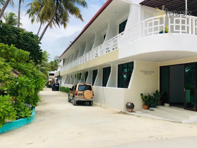 Фото отеля Crystal Sands Villa Guest House 3* Pietų Malės atolas Maldyvai išorė ir baseinai