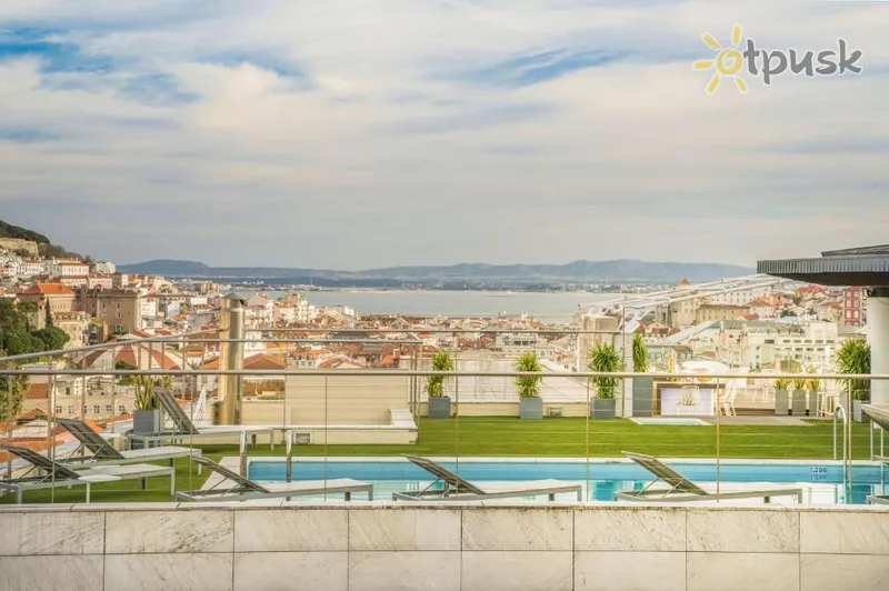 Фото отеля NH Collection Lisboa Liberdade 4* Лиссабон Португалия экстерьер и бассейны