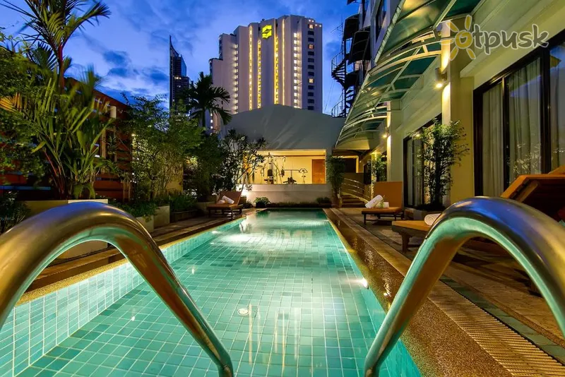 Фото отеля Bossotel Bangkok 3* Bankokas Tailandas išorė ir baseinai
