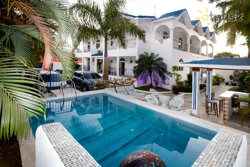 Фото отеля Villa Capri Hotel 3* Boca Chica Dominikānas republika ārpuse un baseini
