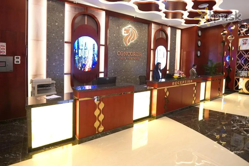 Фото отеля Concorde Creek View Hotel 4* Дубай ОАЭ лобби и интерьер