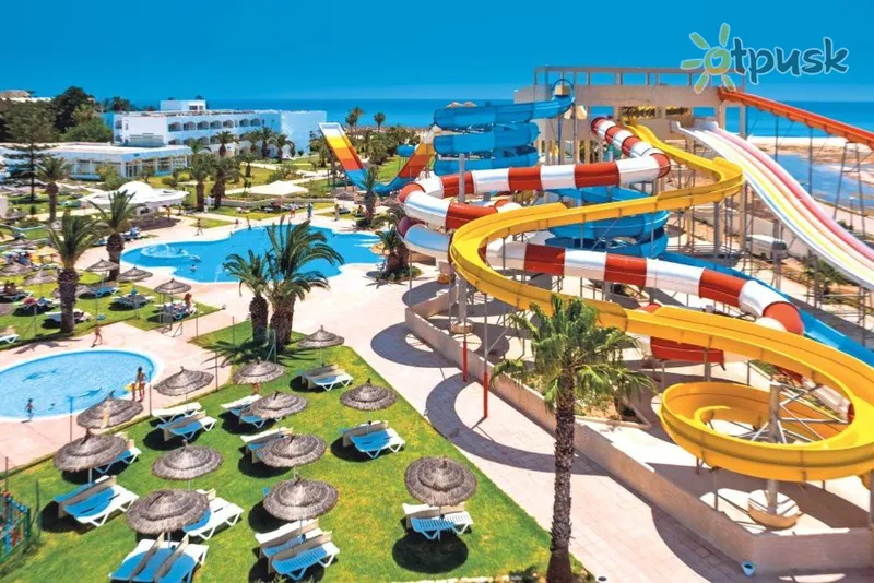 Фото отеля AQI SplashWorld Venus Beach 4* Хаммамет Тунис аквапарк, горки