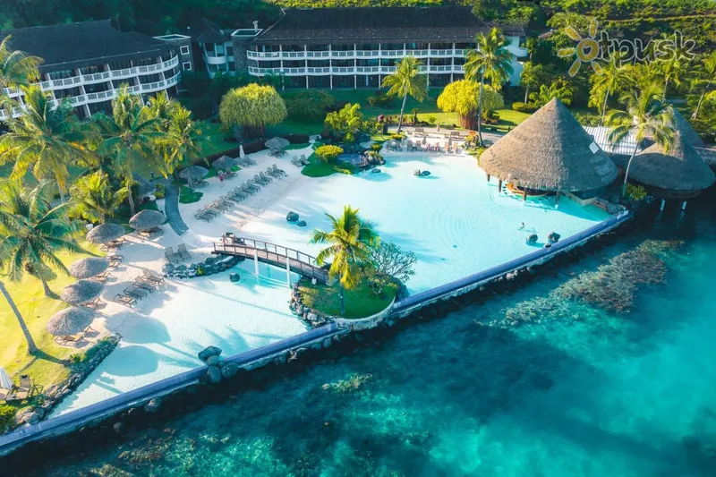 Фото отеля InterContinental Tahiti Resort & Spa 4* о. Таити Французская Полинезия экстерьер и бассейны